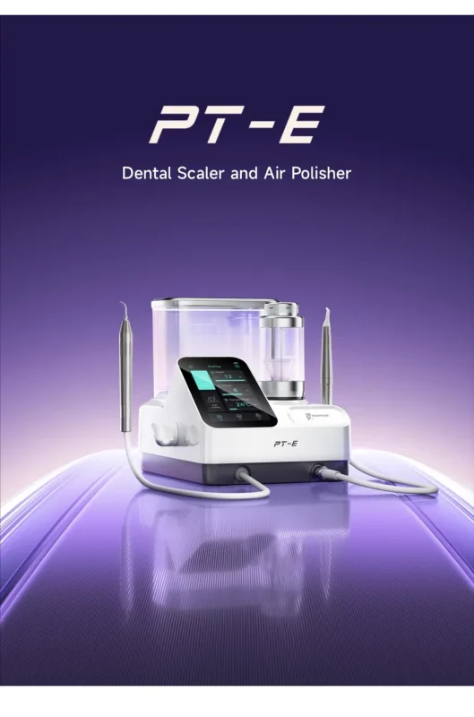מכשיר PT-E להסרת אבנית ו-Air Polishing במרפאת ד"ר פבלו שילמן ברמת השרון